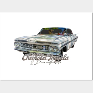 1959 Chevrolet Impala 2 Door Hardtop Posters and Art